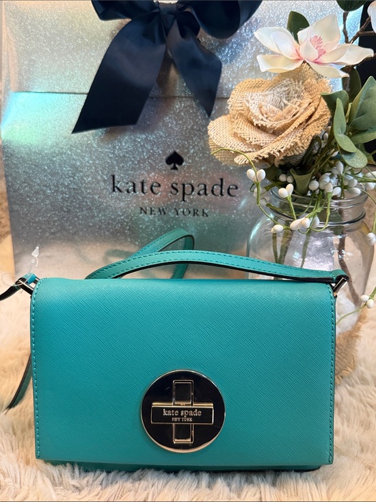 kate spade Handbags - ✨ Kate Spade Sally Newbury Lane turquoise saffiano leather crossbody bag✨